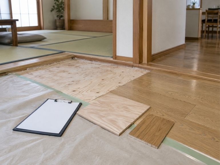 修理費用は補修面積と下地の状態をそろえて比べる
